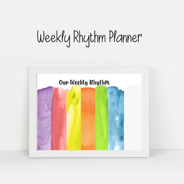 Waldorf Daily Weekly Rhythm | Waldorf Color of the Day