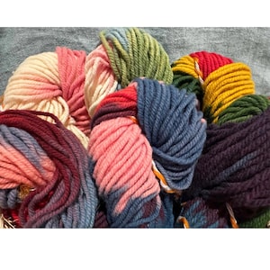 Rainbow Wool Yarn: Plant-Dyed Organic Worsted, Filges Bioland