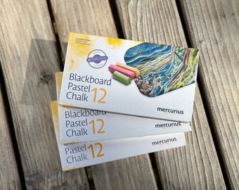 Highly Pigmented Blackboard Chalk in Pastels for Chalk Art Drawings