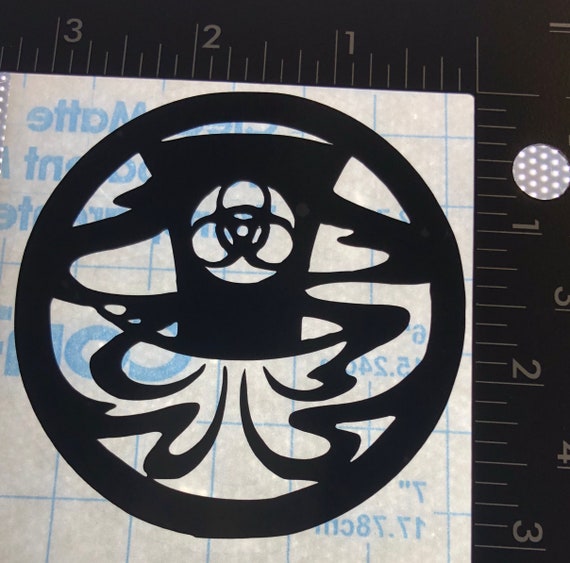 SCP Circle Logo Die Cut Decal Sticker With or Without Words 