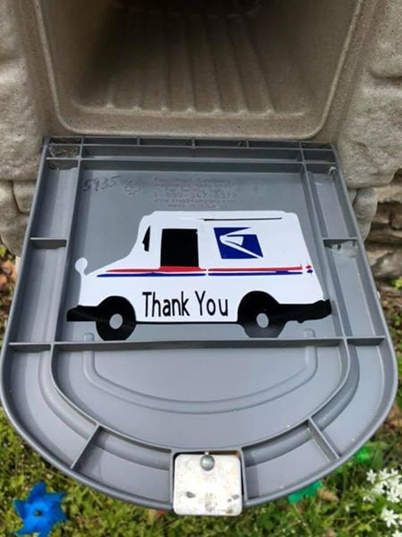 Decal/usps/post office/mail/truck/vinyl/Thank you | Etsy