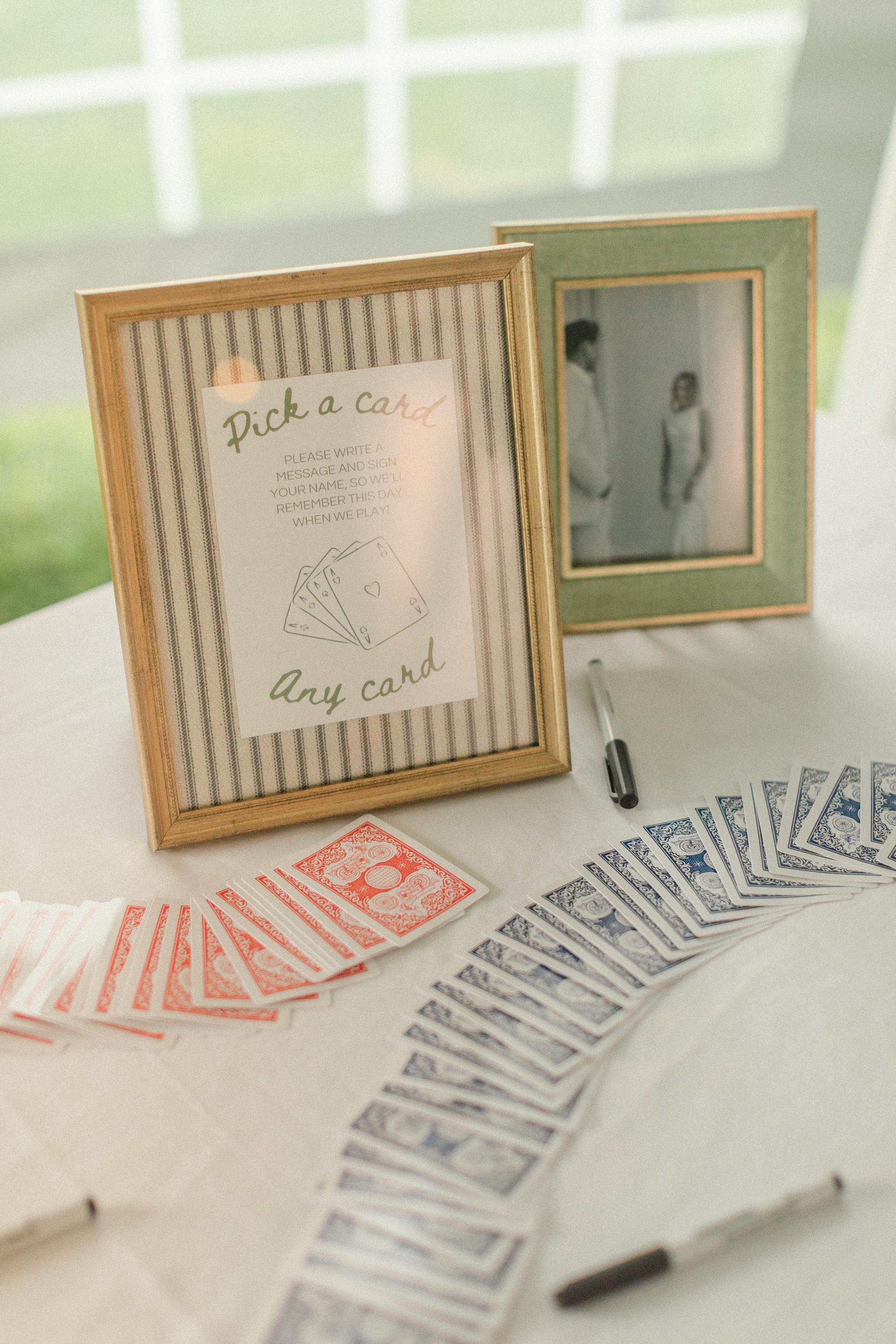 Editable Wedding Signing Template: Canva Sign Our Cards Design (canva ...