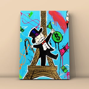 Monopoly Neon Art