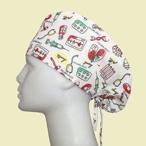 Medical Emergency Scrub Cap | Unisex Scrub Cap, Nurse Scrub Cap, Doctor Scrub Hat, Surgical Cap Button, Nurse Scrub Hat, Medical Cap