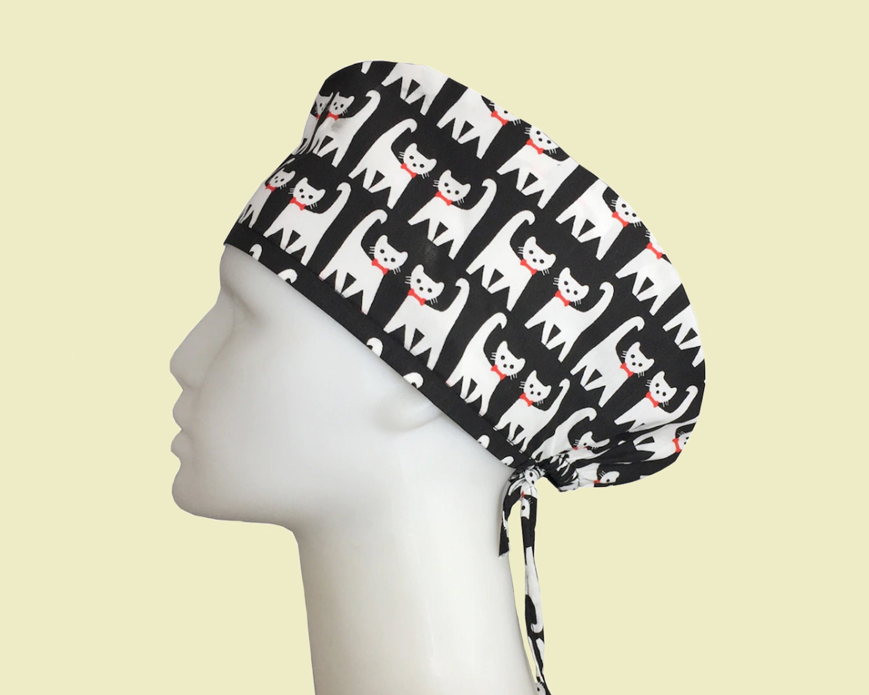 Cat Scrub Hat Cat Scrub Cap Animal Scrub Hat Funny Etsy UK