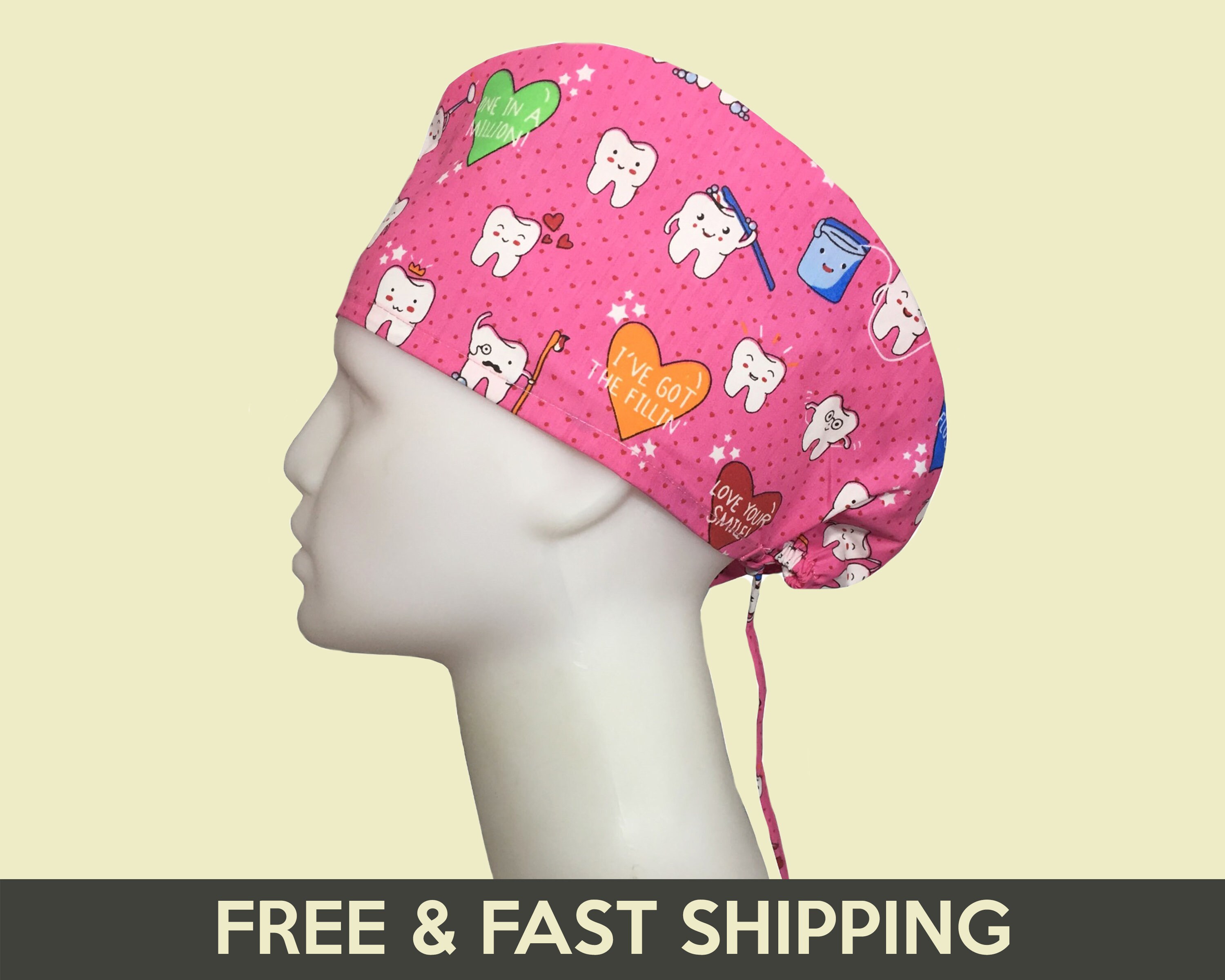 4 pcs Dentist Scrub Caps Dental Scrub Caps Dentist Caps Etsy