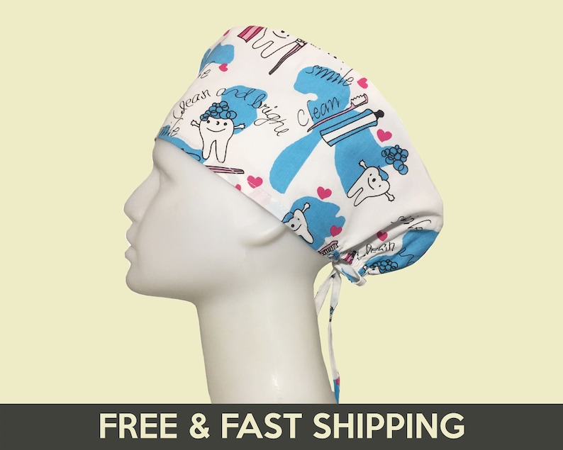 4 Pcs Dentist Scrub Caps Dental Caps Dentist Gift Dental Etsy