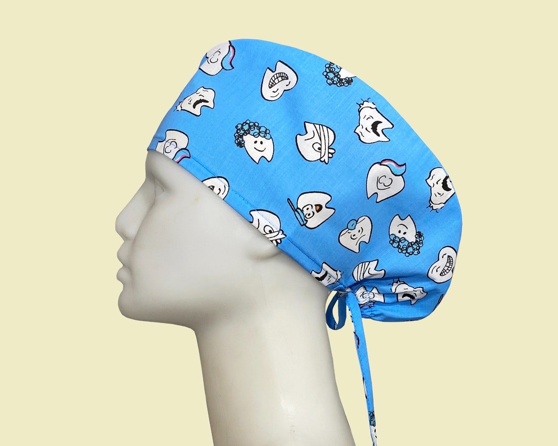 3 Pcs Dentist Scrub Hats Dental Hygienist Cap Dental Etsy UK