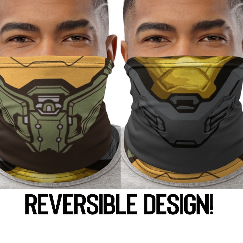 Halo Master Chief Noble Six Adult Face Mask / Neck Gaiter Etsy