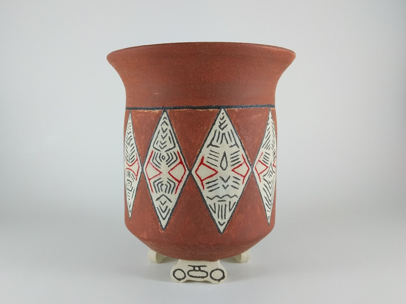 Bonsai Pot with slip inlay Ceramic Planter Cascade Semi Etsy