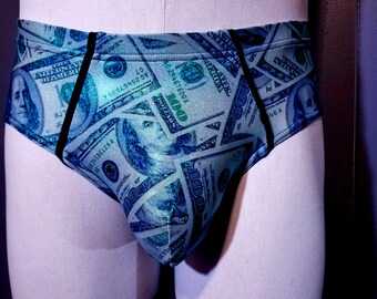 Holographic Money Print Bikini
