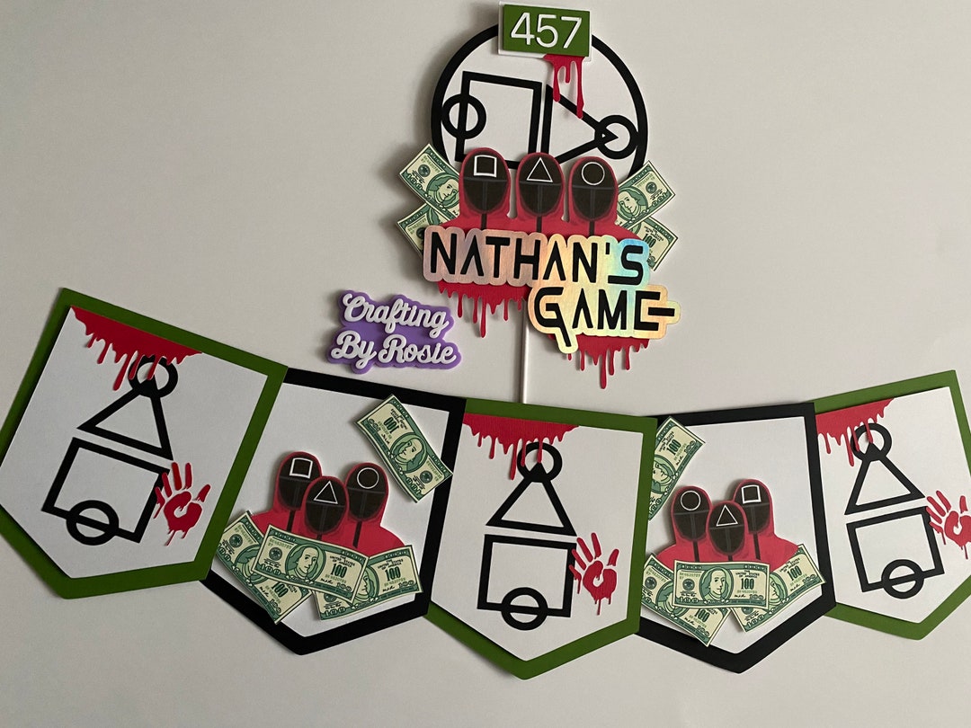 Squid Games Party Decor Squid Games Netflix Squid Game - Etsy