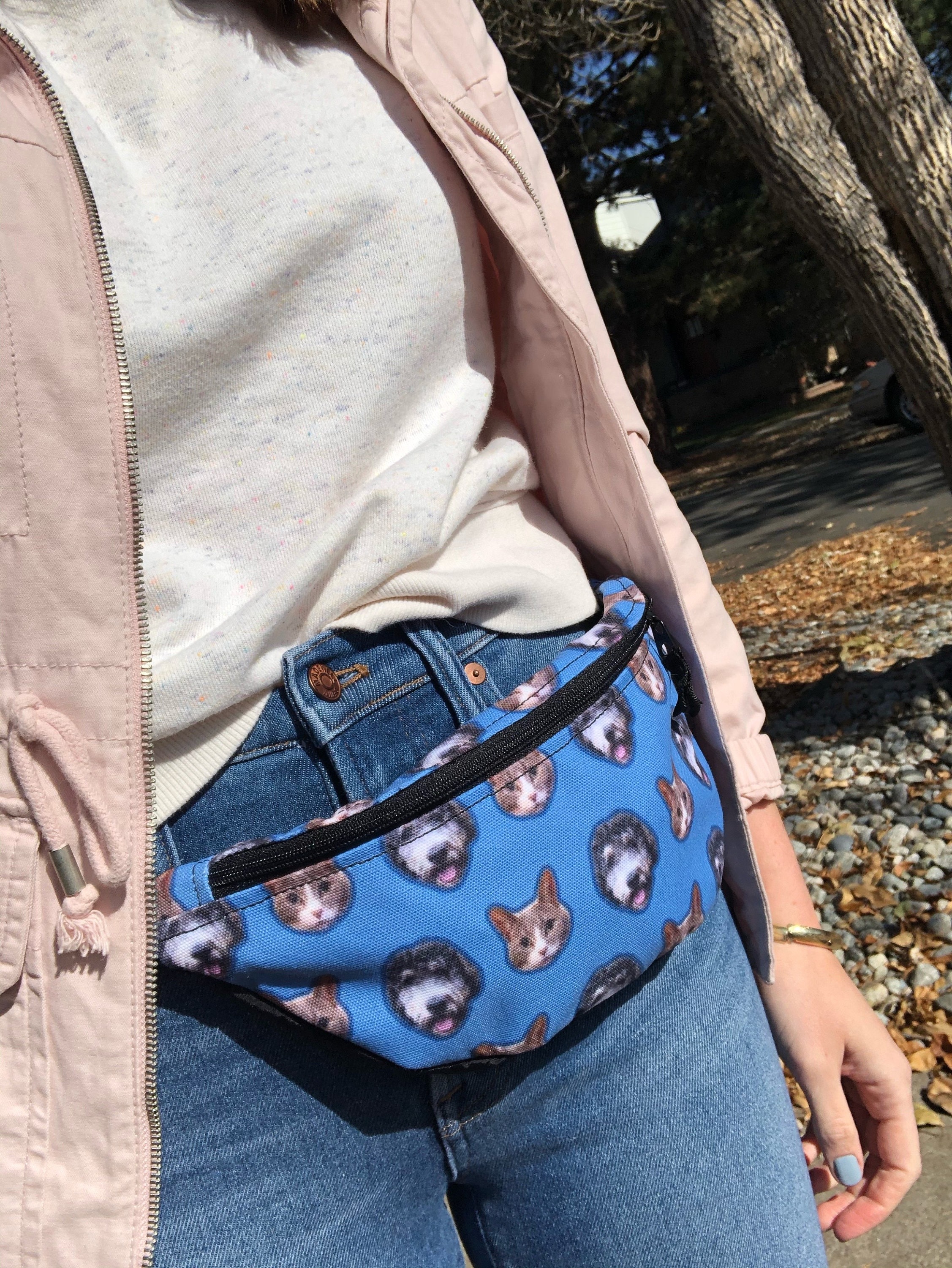 Dog Fanny Pack Dog Pattern Dog Fanny Pack Customized Dog Fanny Pack Dog