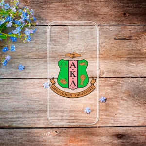iPhone 15 cover with logo Alpha Kappa Alpha iPhone 14 case AKA phone case iPhone 12 case S21 case iPhone 13 case