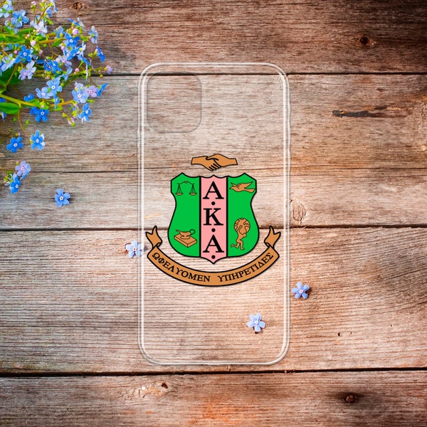 iPhone 15 cover with logo Alpha Kappa Alpha iPhone 14 case AKA phone case iPhone 12 case S21 case iPhone 13 case