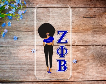 Sorority case for iPhone 15 pro max zeta phi beta iPhone 13 case iPhone XS Max case iPhone 11 pro case iPhone Xs X case