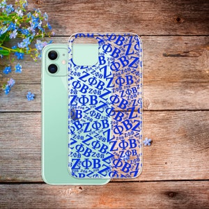 TPU phone case with Sorority zeta phi beta for iPhone 15 pro max zeta phi beta iPhone 14 13 12 11 case iPhone XS Max case