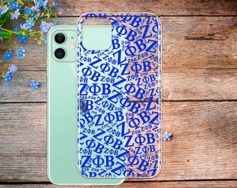 TPU phone case with Sorority zeta phi beta for iPhone 17 pro max zeta phi beta iPhone 16 15 14 13 12 11 case iPhone XS Max case