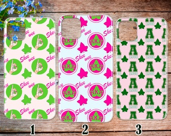 Phone cover with pattern Alpha Kappa Alpha for iPhone 15 pro case iPhone 12 case iPhone 13 case iPhone 11 pro case iPhone Xs