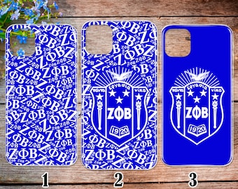 iPhone 17 cover with zeta phi beta logo iPhone 16 15 14 13 12 11 Holder
