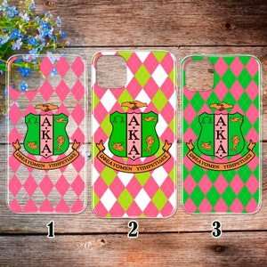 iPhone 15 cover with logo Sorority AKA iPhone 14 plus case Alpha Kappa Alpha phone case iPhone 12 case iPhone 13 case iPhone 11 pro case