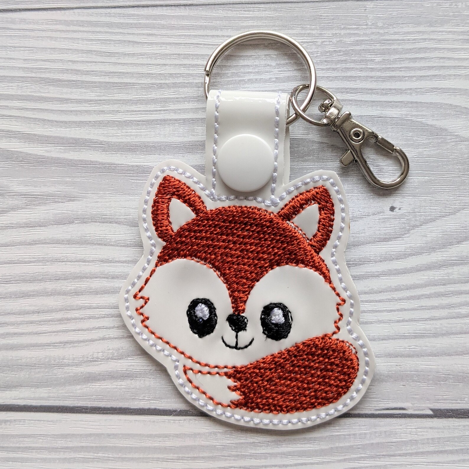 Cute Fox Keyring cute Fox keyfob Fox keychain Etsy
