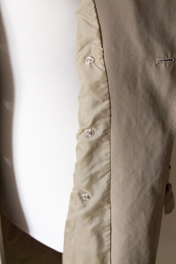Vintage Khaki Trench Coat, The Popular Rain Rambl… - image 4