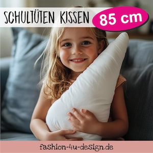 85 cm Kissen für Schultüten, Kissen-Inlett für Zuckertüten, Füllkissen, Kisseninlett, Schultütenkissen