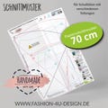Paper pattern - 70 cm school cone - 3 versions including instructions product logo