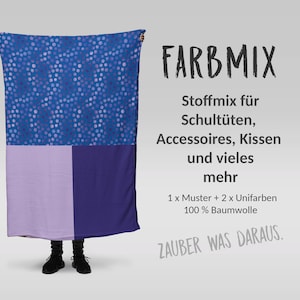 Fabric Mix PANEL: Watercolor Flowers Purple (97 cm x 150 cm) - perfect for school cones & back-to-school accessories | Flowers, Butterflies