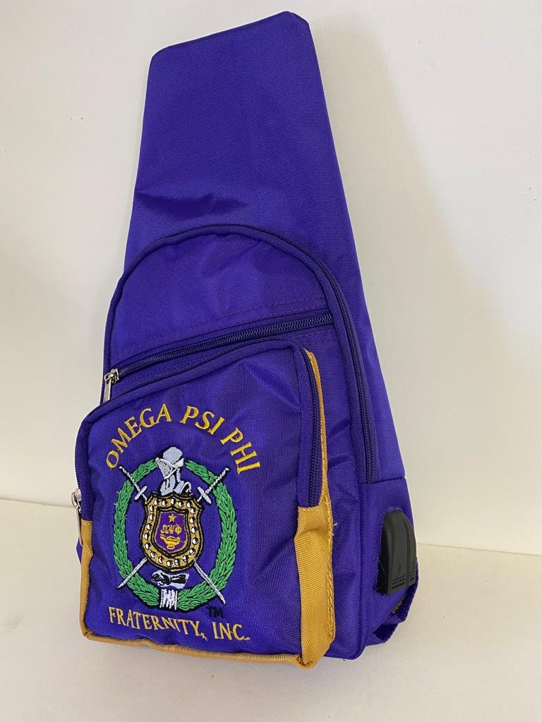 Omega Psi Phi ΩΨΦ Fraternity single Shoulder Crossbody Etsy