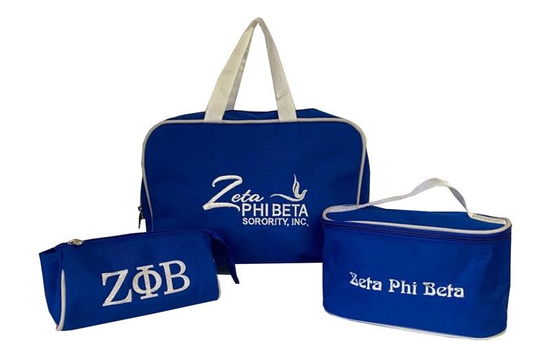 zeta phi beta makeup bag