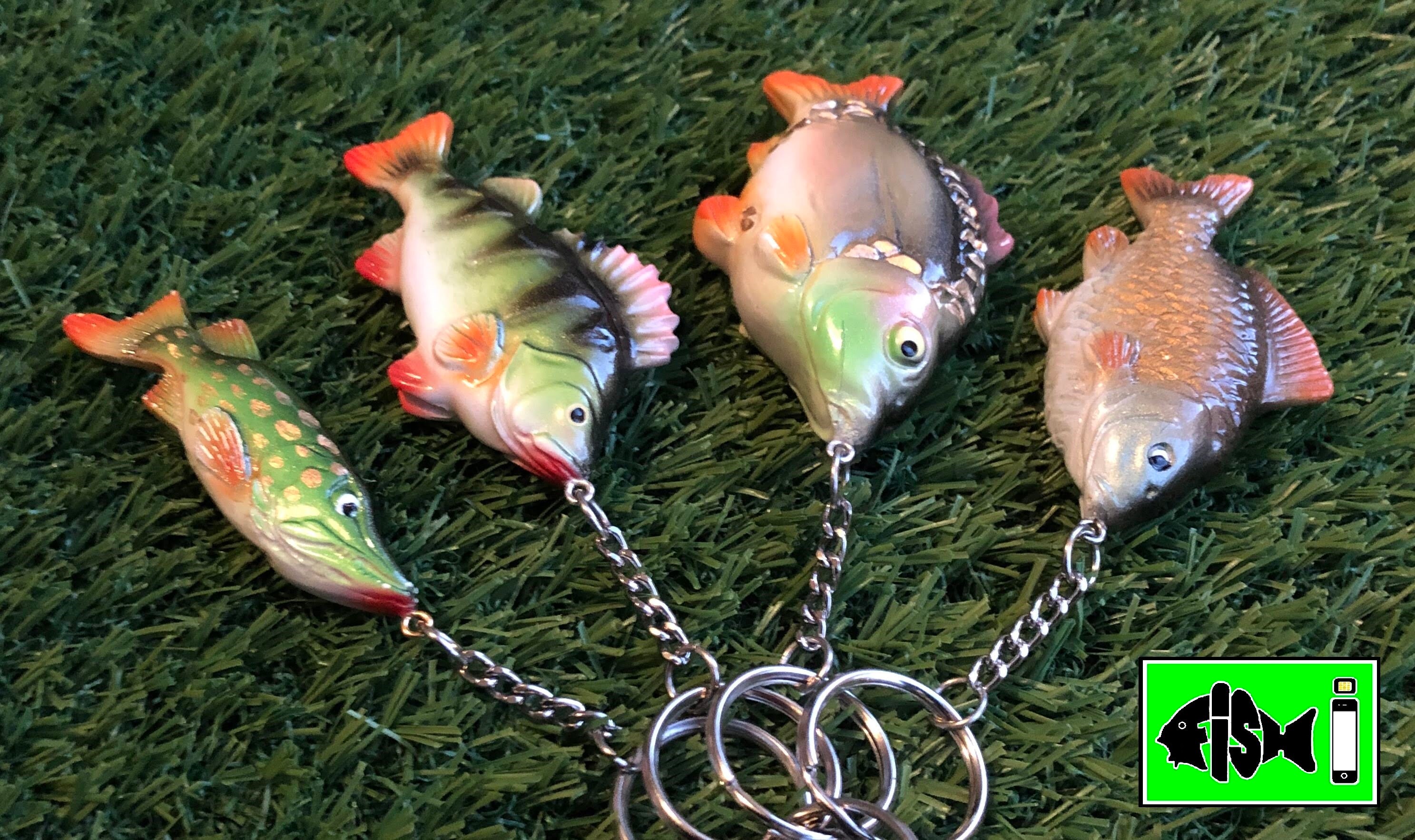 Silver Common Carp Keyring Carp Fishing Keyring Gift For Etsy