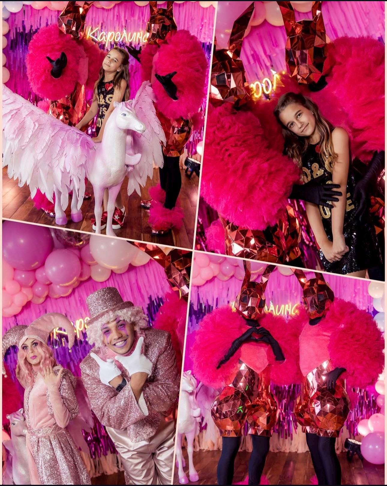 Pink Rabbit Costume, a Beautiful Costume for Animators. Mirror Suit. - Etsy