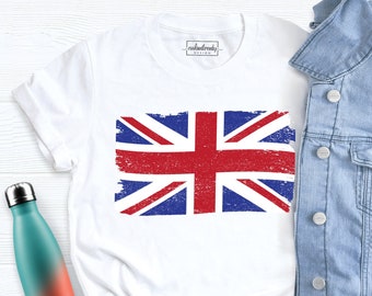 United Kingdom Flag Shirt, Britain Shirt, UK Flag Shirt,  England Shirt, England Flag Shirt, United kingdom Shirt, Queen Elizabeth Shirt