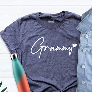 Heart Grammy Shirt, Grammy T-Shirt, Mothers Day Shirt, Grammy Ever Shirt, Cute Heart Grammy Shirt, Gigi Mimi Birthday Shirt, Grandma T-shirt