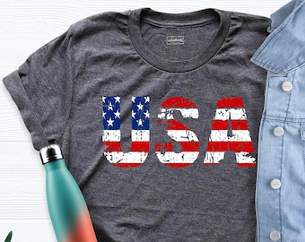 USA Shirt, America Shirt, 4th of July, American Flag Shirt, USA tshirt, Independence Day Shirts, Patriotic T-Shirts, USA Flag Shirt
