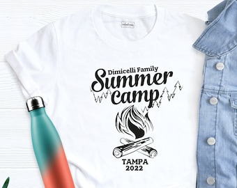 Summer Camp Shirt, Summer Camp 2022, Family Camping T-Shirt, Camping Crew Shirt, Family Camp Shirt, Camp Life Shirt, Family Camping Shirt