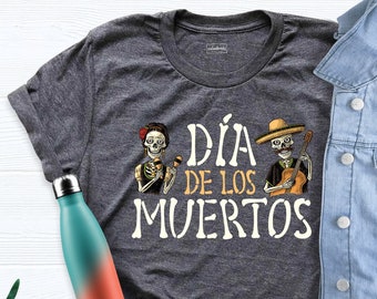 Dia de Los Muertos T-shirt, Mexican Shirt, Halloween Shirt, Custom Skull Day of the Dead T-Shirt, Halloween Tee, Day of the Dead Tee