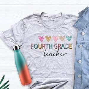 Fourth Grade Teacher Shirt, 4th Grade Teacher Shirt, First Day of School Shirt, Grade School Shirt, 4th Grade Shirt, Back To School Shirt