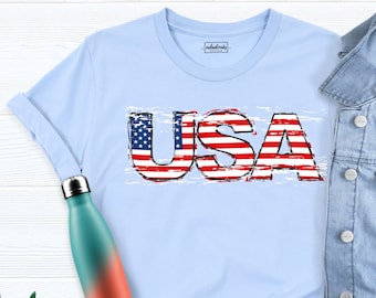 USA Shirt, America Shirt, 4th of July, American Flag Shirt, Patriotic T-Shirts, July 4th Shirts, Usa Flag Tshirt, Independence Day Tee