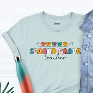 Second Grade Teacher Shirt, 2nd Grade Teacher Shirt, First Day of School Shirt, Cute Grade Shirt, Second Grade Teacher Tee, Teacher Shirt