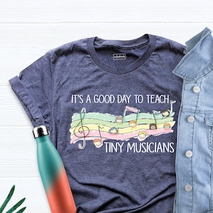 Tiny Musicians Shirt, Gift For Music Lover Shirt, Musician Gift Tee, Teacher Shirt, Music Shirt, Women Music Tee, Music Teacher Gift Tee