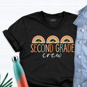 Second Grade Crew Shirt, Funny Teacher Shirt, School Shirt, Second Grade Teacher Tee, Kids School Shirt, Grade Crew Tee, Teacher Squad Shirt