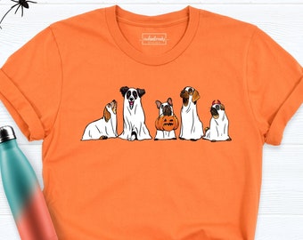 Halloween Ghost Dog Shirt, Dog Ghost Shirt, Cute Ghost Dogs Shirt, Halloween Dog Shirt, Funny Halloween Shirt, Ghost Dog Shirt, Ghost Tshirt