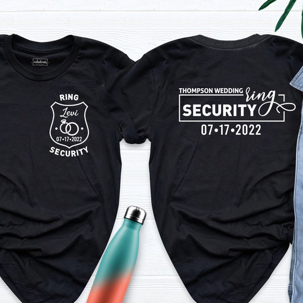 Ring Security Shirt, Ring Bearer Shirt, Wedding Shirt, Bridal Party Shirt, Wedding Ring Tshirt, Funny Bride Shirt, Ring Bearer Outfit