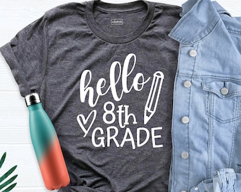 8th Grade Shirts Etsy