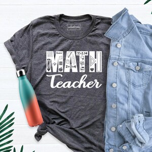 Teacher Gift Shirt, Math Teacher Shirt, Gift For Math Teacher, Teacher Tee, Funny Teacher Shirt, Back to School Shirt, Math Geek Outfit