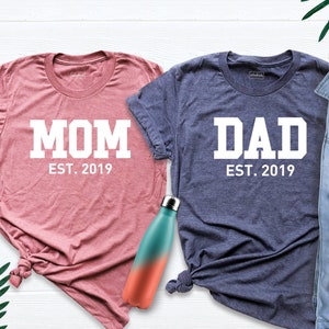 Mom Gift Shirt, Dad Gift Shirt, Mom and Dad Shirt, Mommy Shirt, Dada Shirt, Fathers Day Shirt, Mothers Day Tee, Gender Reveal Custom Shirt
