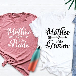 Mother of the Bride Shirt, Mother of the Groom Shirt, Bridal Party Shirt, Wedding Party T-Shirt, Bacheloretta Party Outfit, Bridesmaid Tee